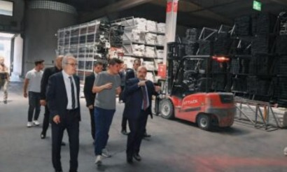 Bal�kesir valimiz �SMA�L USTAO�LU'nun fabrikam�za ger�ekle�tirdi�i ziyaret